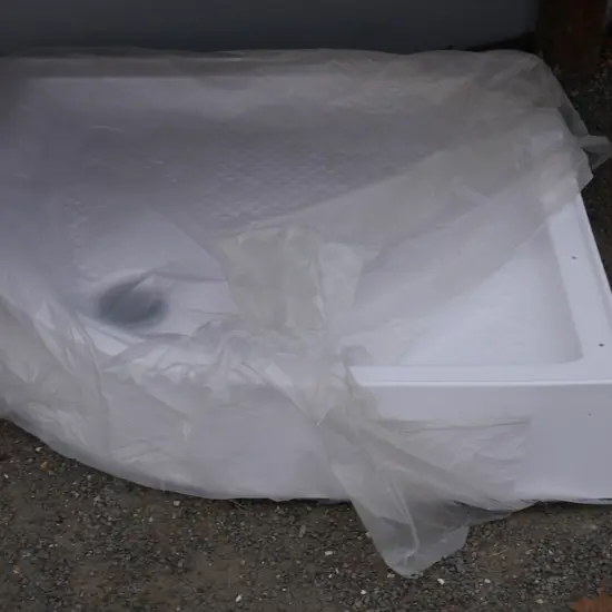 As new shower tray