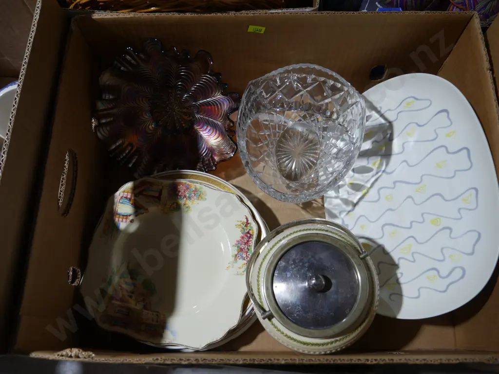 Crystal basket etc Image 1++