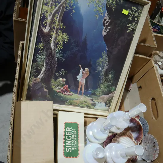 Artworks, shells etc