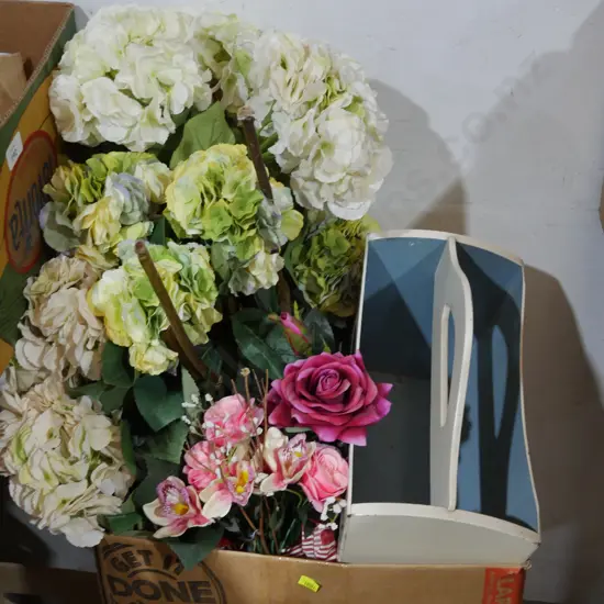 Artificial flowers etc