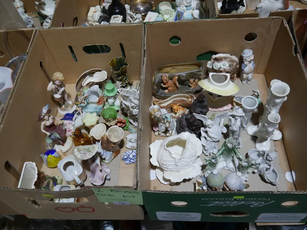 2 boxes figurine ornaments etc Image 1++