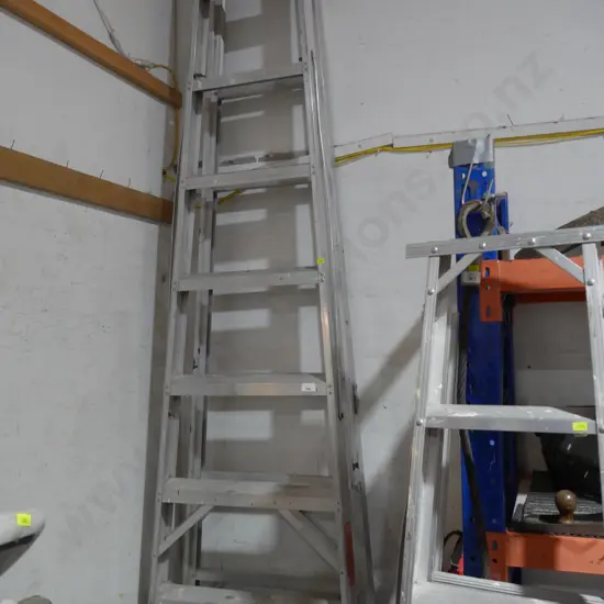 Large aluminium A frame ladder