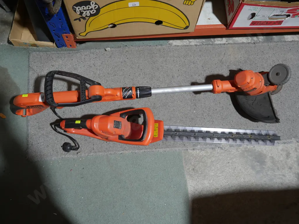 Black & Decker hedge trimmer and weed trimmer Image 1++