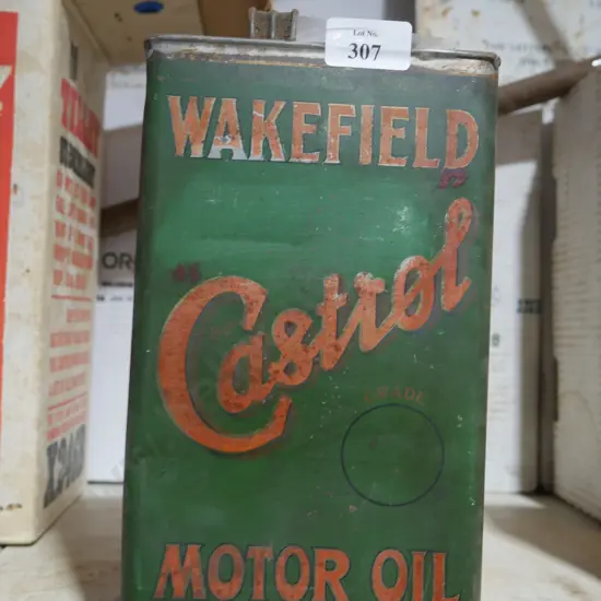 Wakefield Castrol motor oil tin