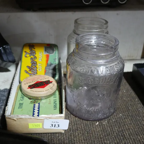 Dunedin preserving jars and tins