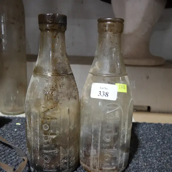 Mobil oil bottles