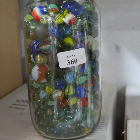 Jar of marbles