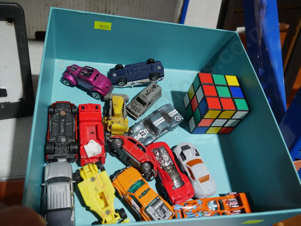 Toy cars, Rubik's cube Image 1++