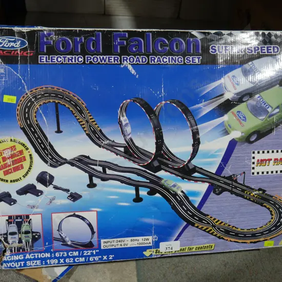 2 toy road racing sets