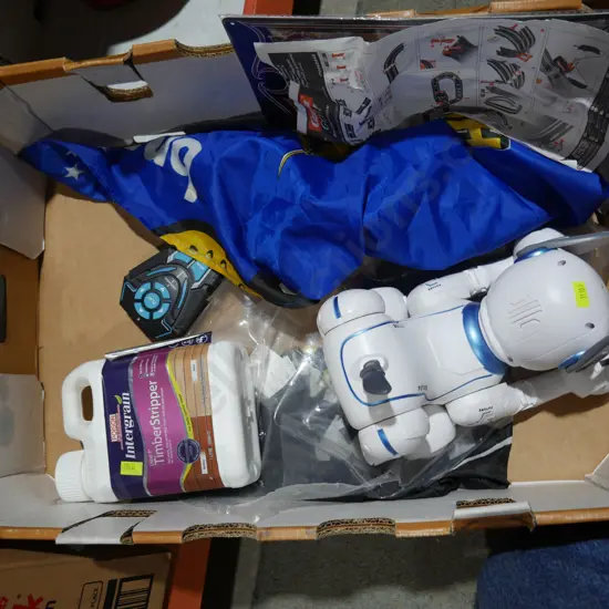 Robot dog, timber stripper etc