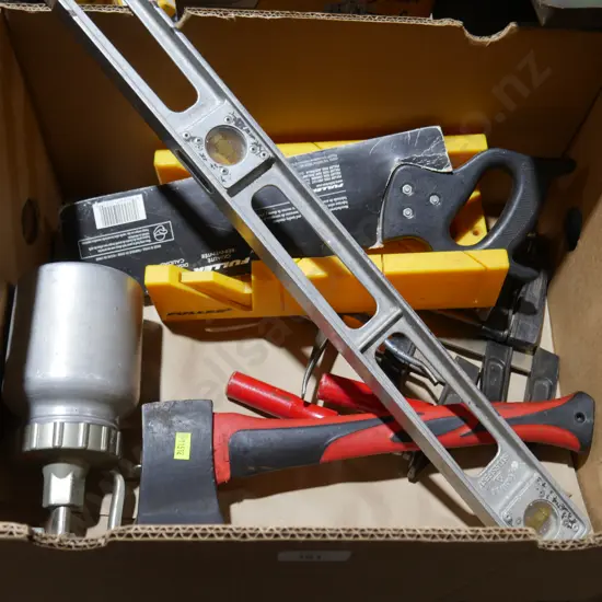 F clamps, axe etc