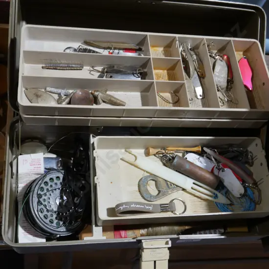 Tackle box and contents