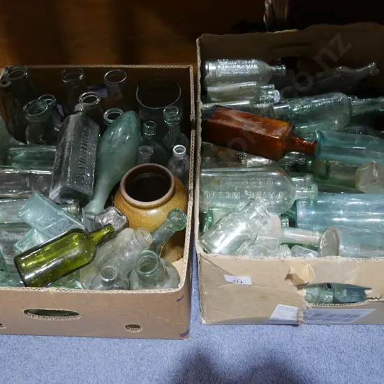 Two boxes of bottles