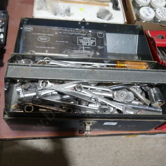 Assorted sockets and crescents