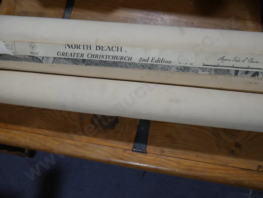 Aerial photo of North beach 1955 Image 1++