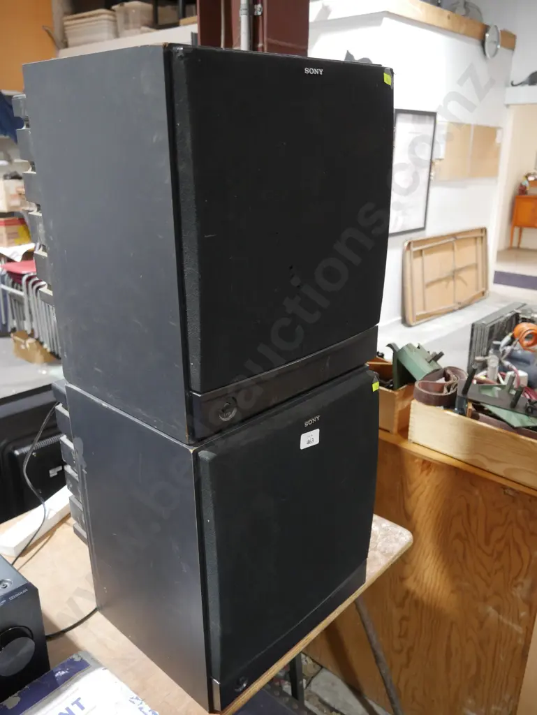 2 sony subwoofers Image 1++