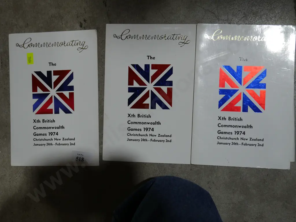 NZ Christchurch Commonwealth Games 1974 paraphernalia Image 1++
