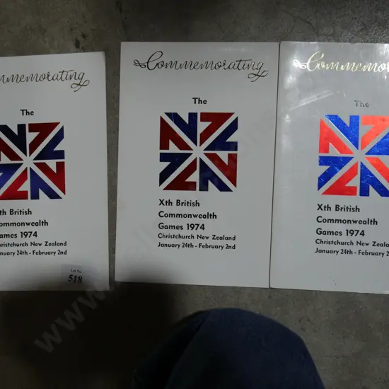 NZ Christchurch Commonwealth Games 1974 paraphernalia