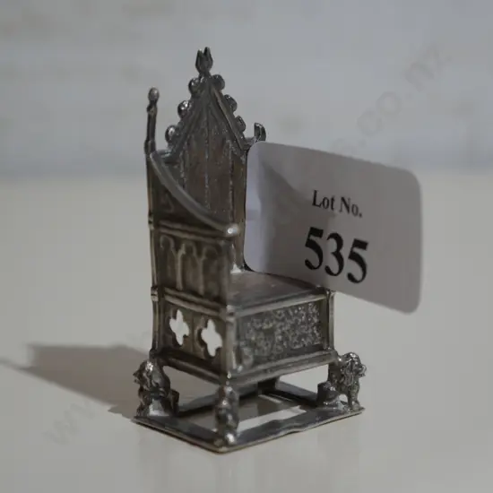 Sterling Silver chair - 22g