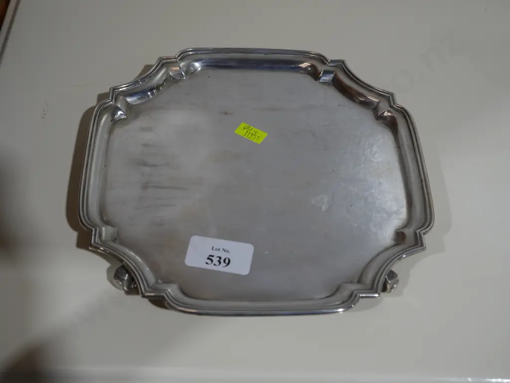 Sterling silver dish - 482g Image 1++
