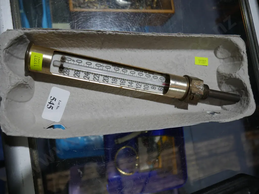 Industrial glass thermometer Image 1++