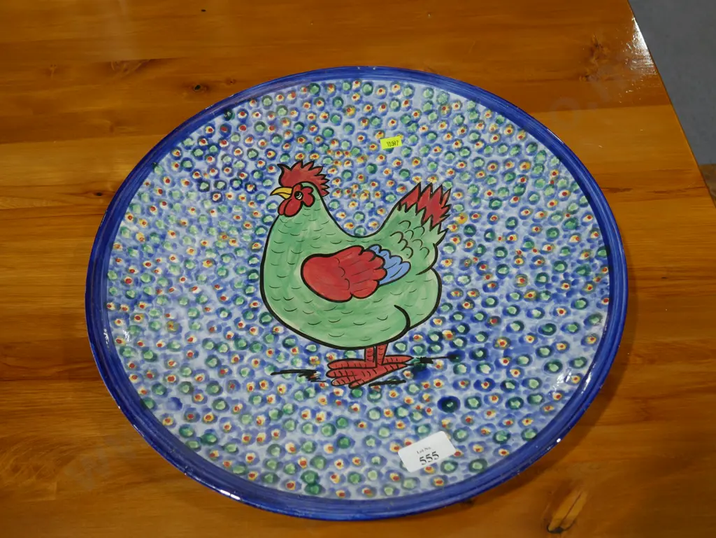 NZ pottery platter, A Bristed Tipapa Image 1++