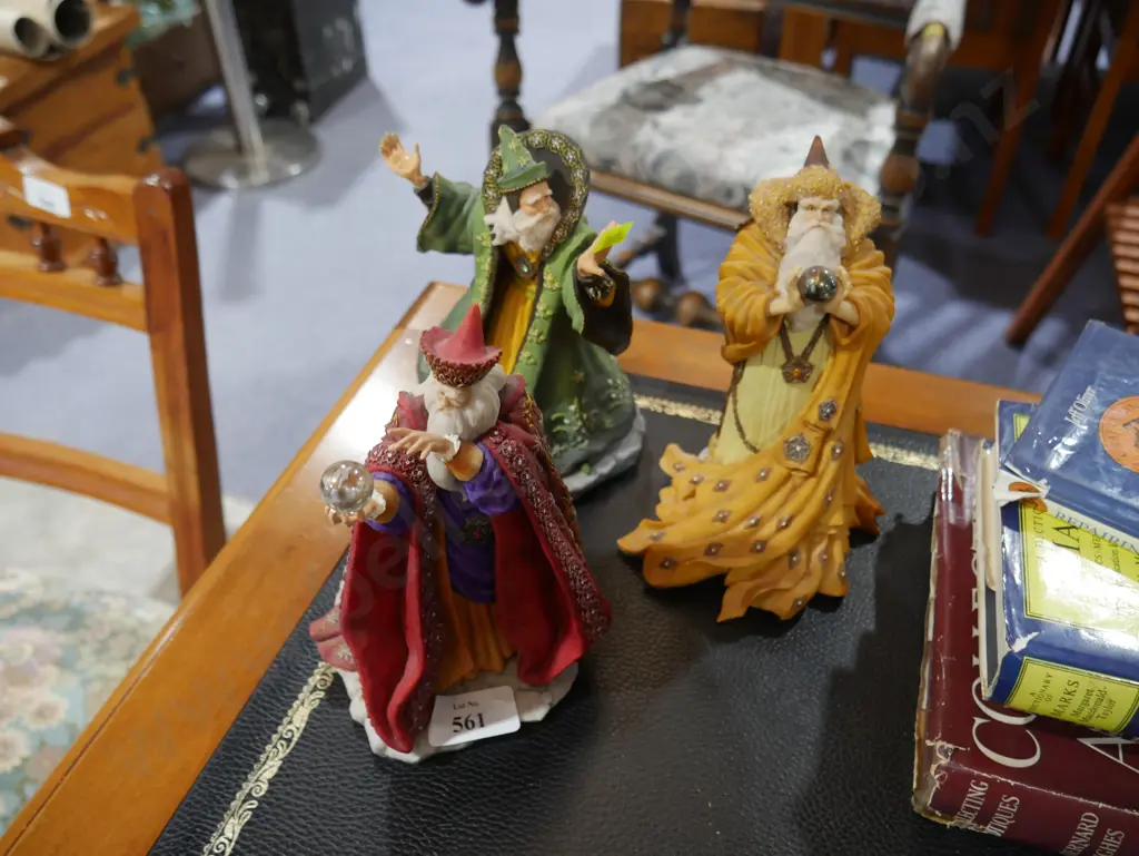3 enchantica wizard figurines Image 1++