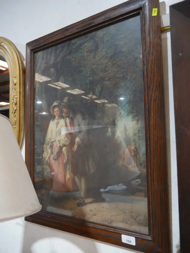 Oak framed Pears picture Image 1++