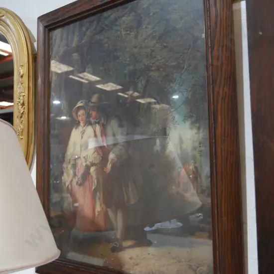 Oak framed Pears picture