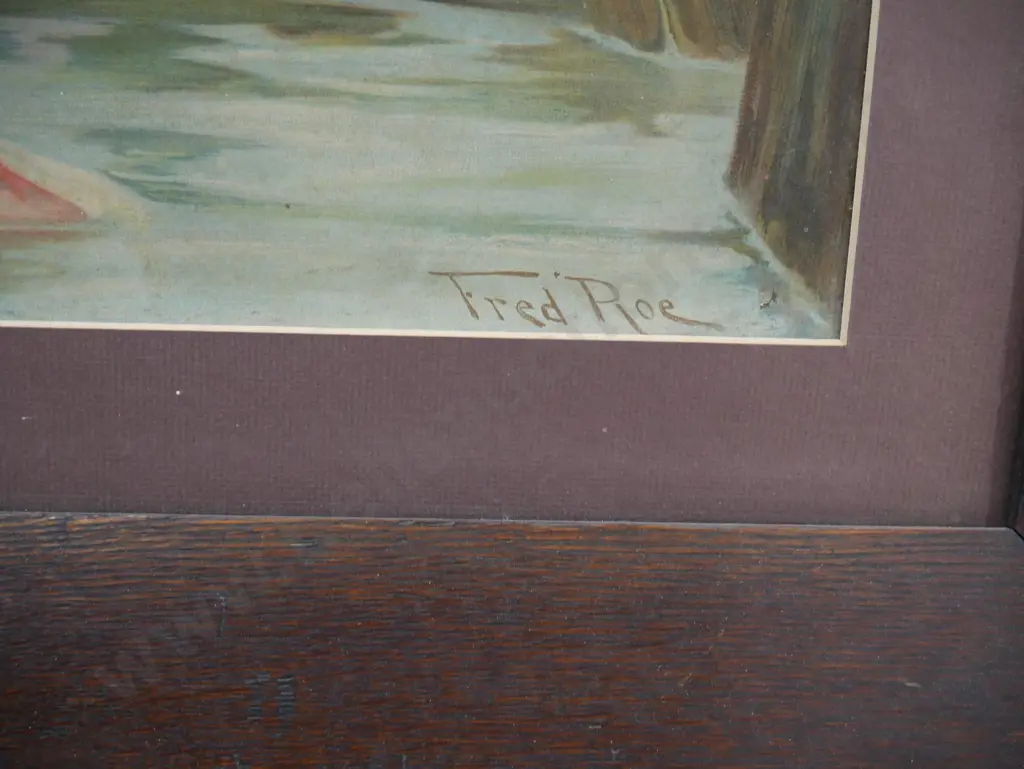 Oak frame ship artwork Image 1++