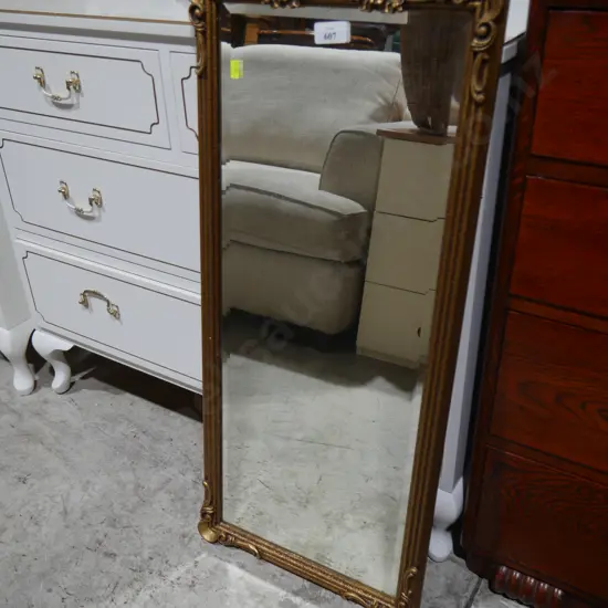 Gilt framed mirror