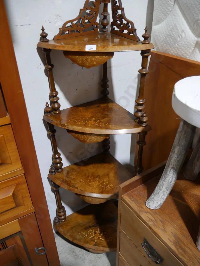 Inlaid corner whatnot Image 1++