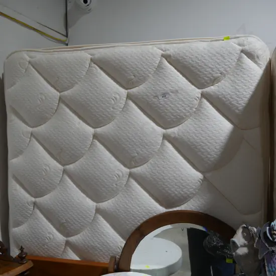 King single bed and headboard