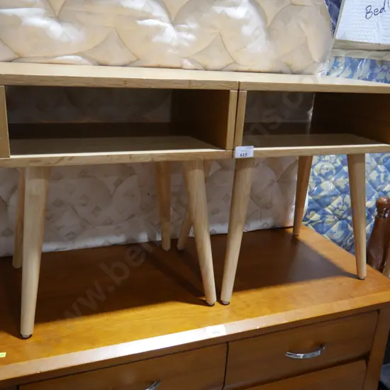 Pair of bedside cabinets