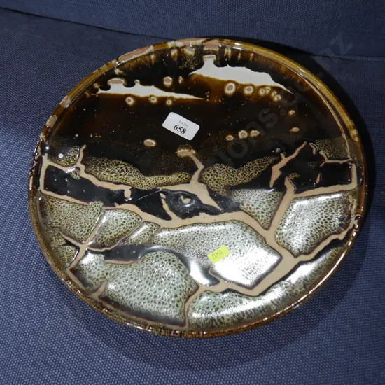 NZ studio pottery platter
