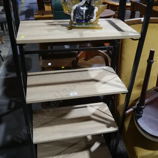 Folding 4 tier shelf