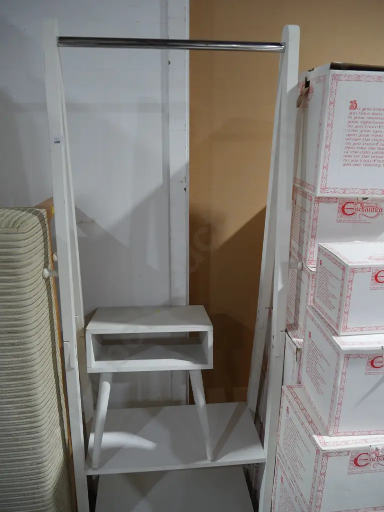 Clothes rack and bedside table Image 1++