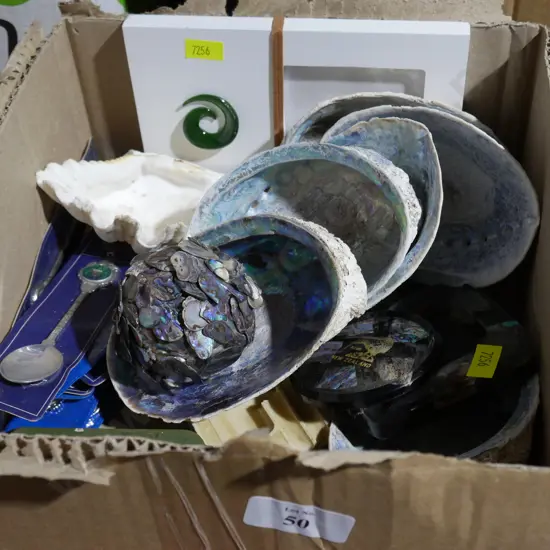 Shells, spoons etc