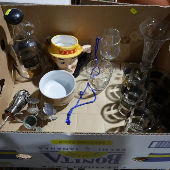 Glassware etc