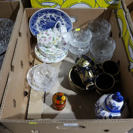 China, glass dishes