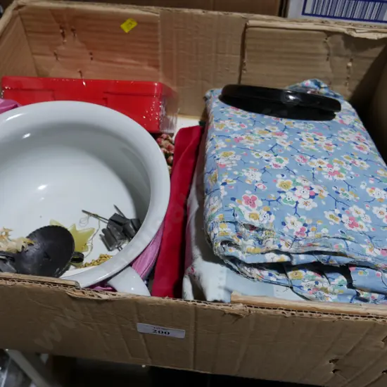 Fabric, bowl etc