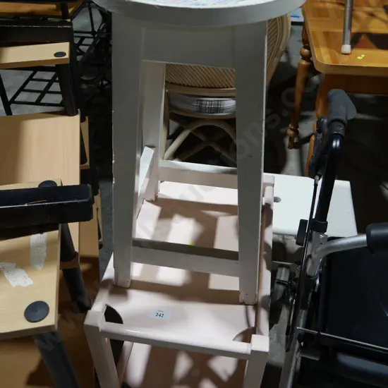 Trolley and stools