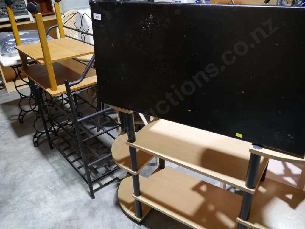 2 stands. Trolley, table Image 1++