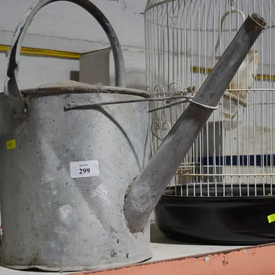 Tin watering can