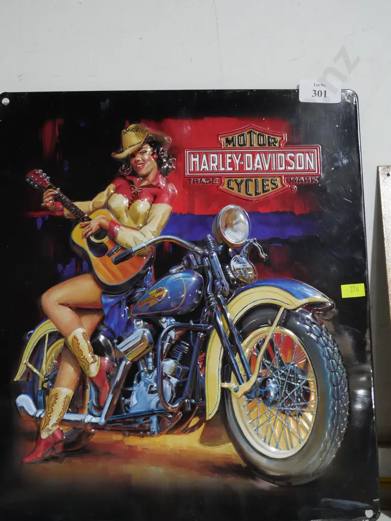 Harley Davidson tin sign Image 1++