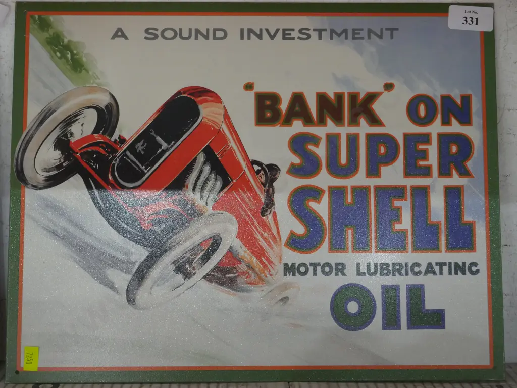 Oil tin sign Image 1++