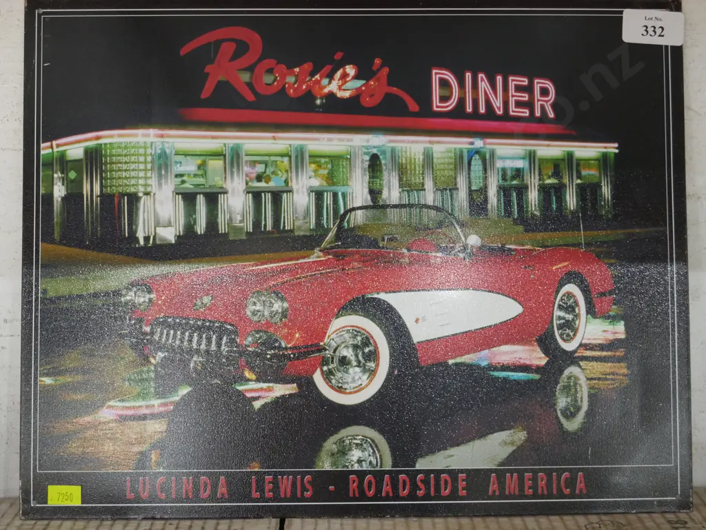 American diner tin sign Image 1++