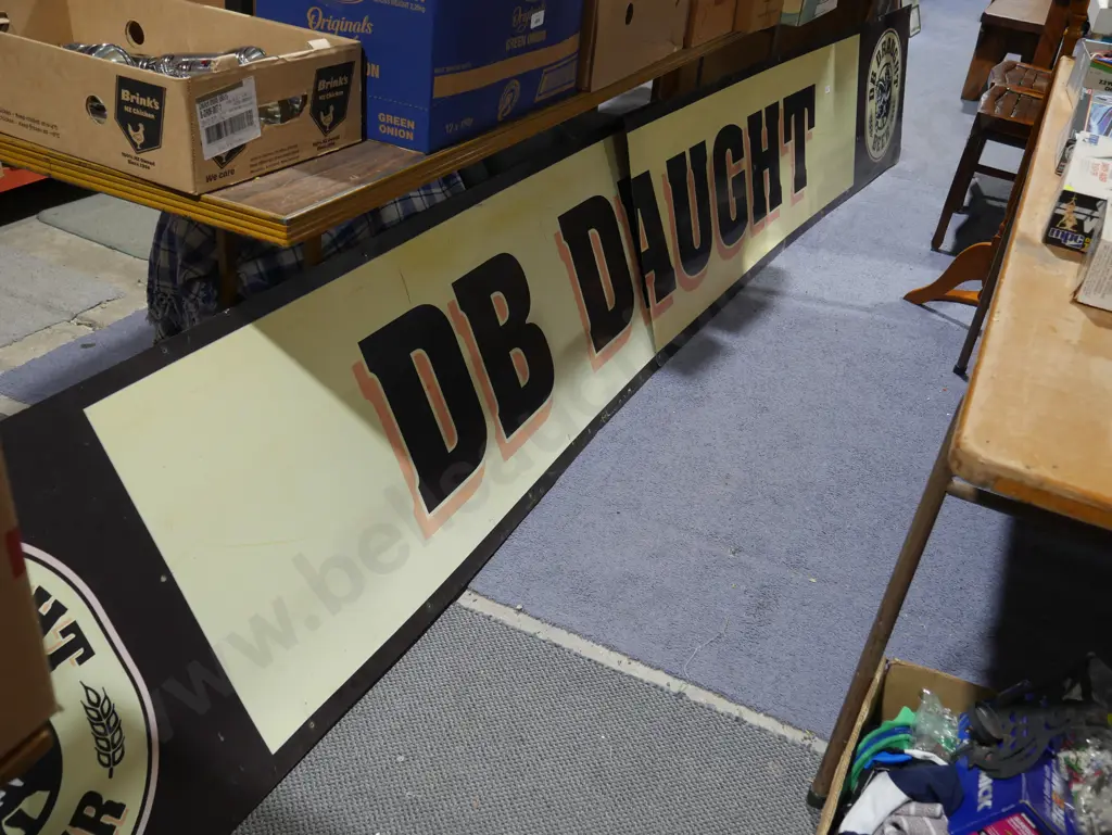 Large DB draught sign Image 1++
