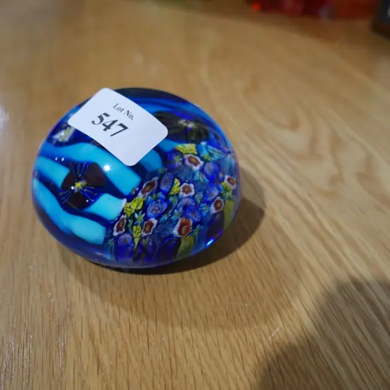 Glass paper weight