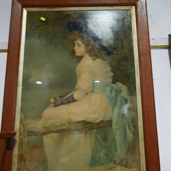 Pears print girl